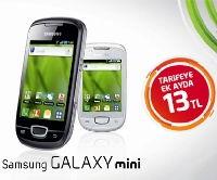 En UCUZ androidli SAMSUNG, ayda 13 TL'ye